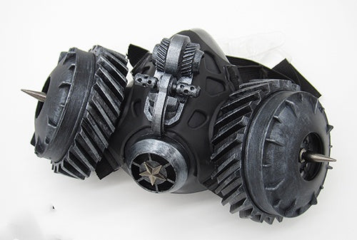 Steampunk gas mask face
