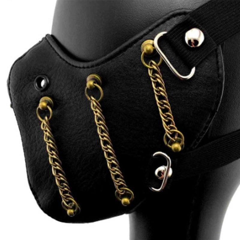 Steampunk Party Protection Personality Chain Halloween Face Mask