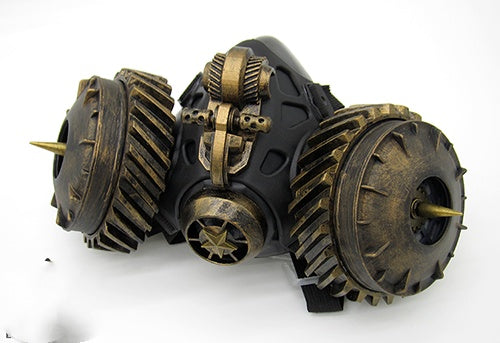 Steampunk gas mask face