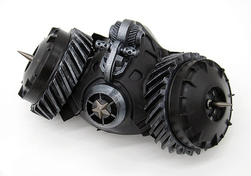 Steampunk gas mask face